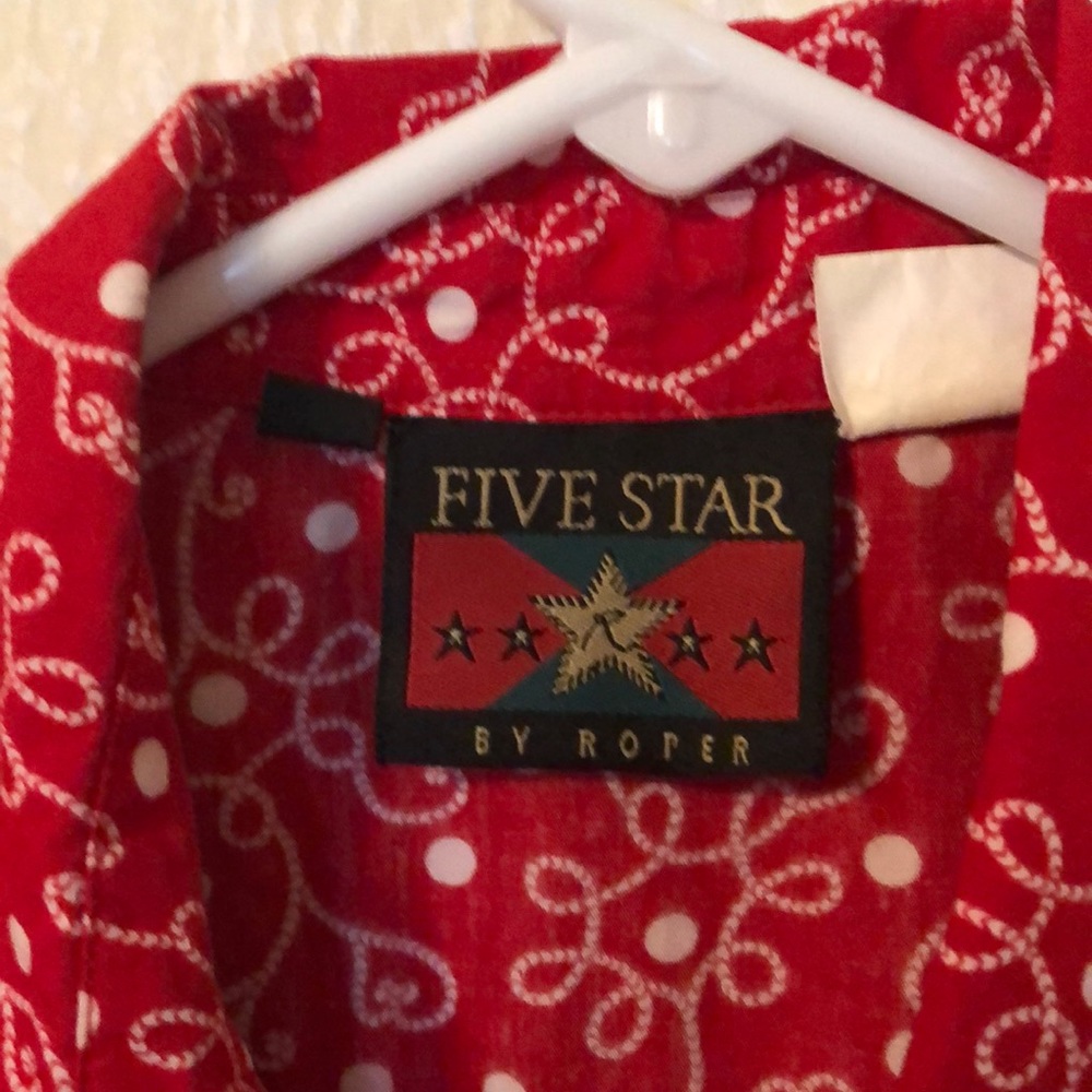 Five Retro, cowgirl, summer snap shirts. - Picture 7 of 7